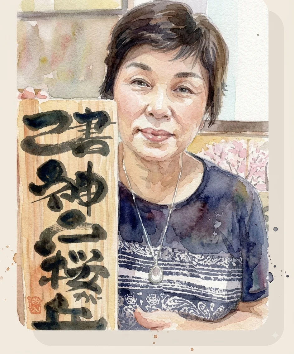 日本己書道場公認 上席師範（30期）プロフィール写真 - 己書 神戸桜が丘道場